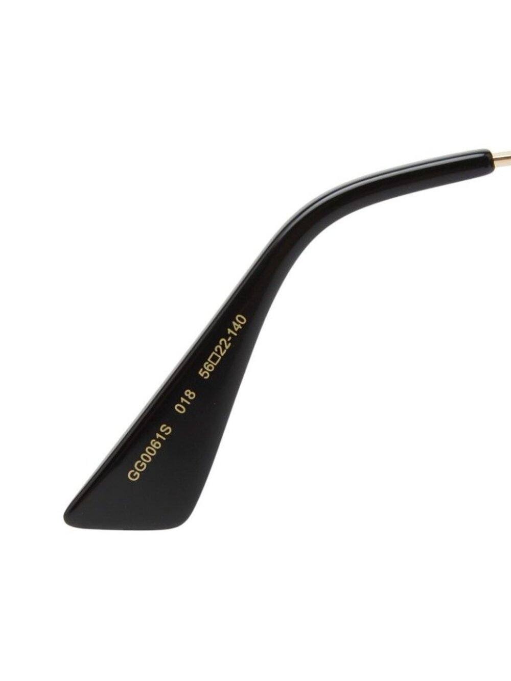 Gucci Two Bridge Round Sunglasses Red Gold Metal Acetate 1- Eyewear - Picture 6 of 8